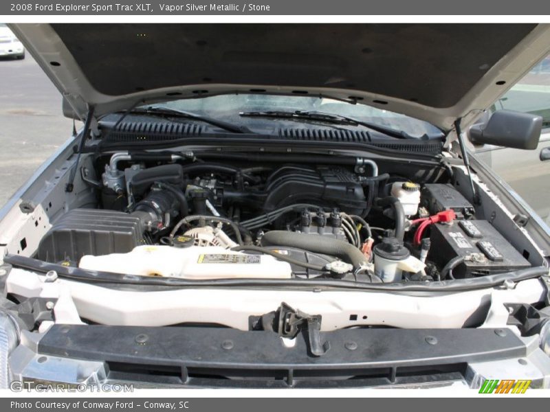 Vapor Silver Metallic / Stone 2008 Ford Explorer Sport Trac XLT