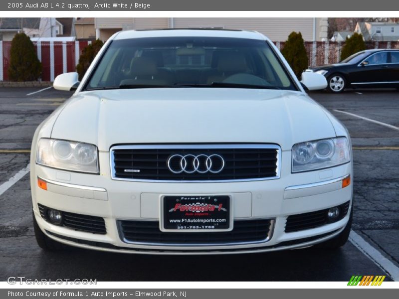 Arctic White / Beige 2005 Audi A8 L 4.2 quattro