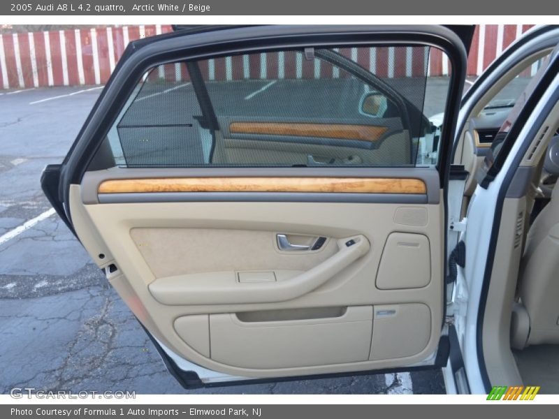 Arctic White / Beige 2005 Audi A8 L 4.2 quattro