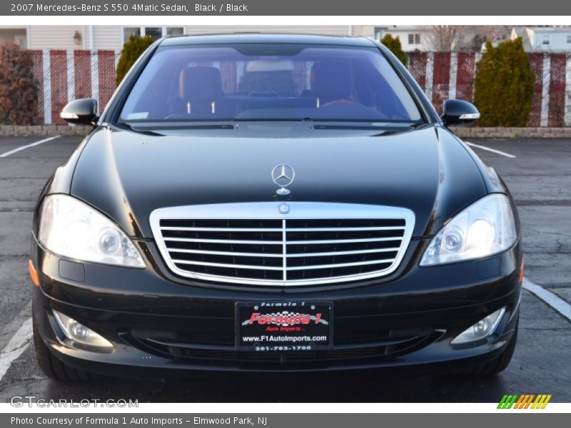 Black / Black 2007 Mercedes-Benz S 550 4Matic Sedan
