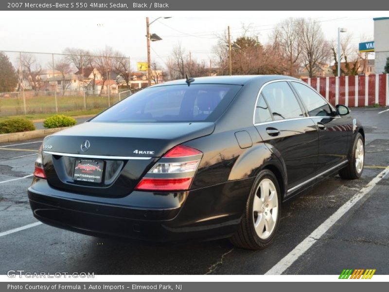 Black / Black 2007 Mercedes-Benz S 550 4Matic Sedan