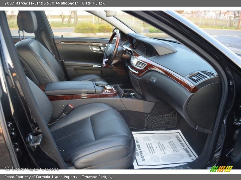 Black / Black 2007 Mercedes-Benz S 550 4Matic Sedan