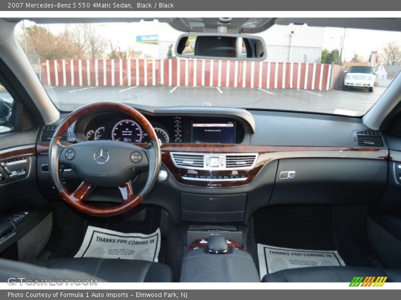 Black / Black 2007 Mercedes-Benz S 550 4Matic Sedan