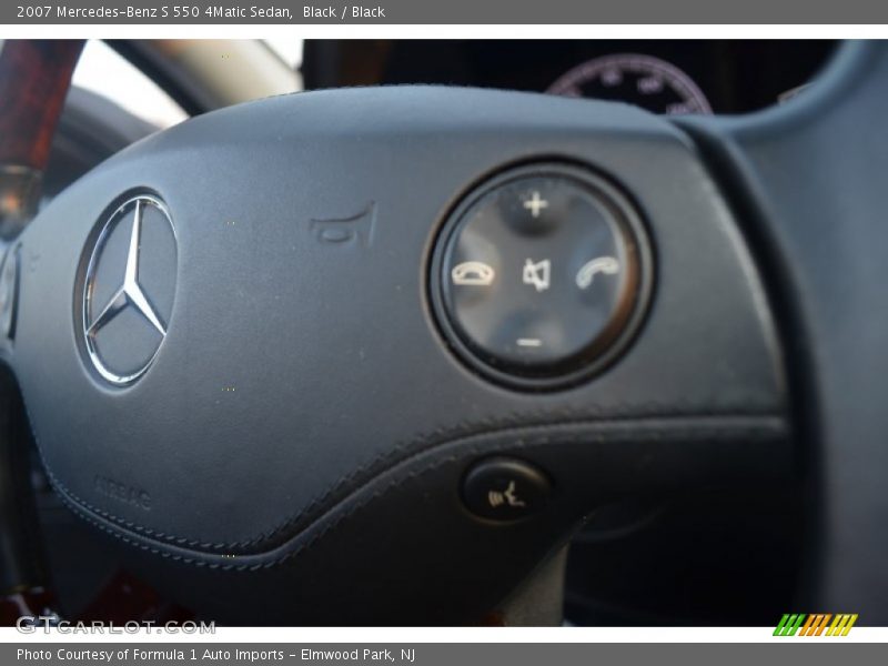 Black / Black 2007 Mercedes-Benz S 550 4Matic Sedan