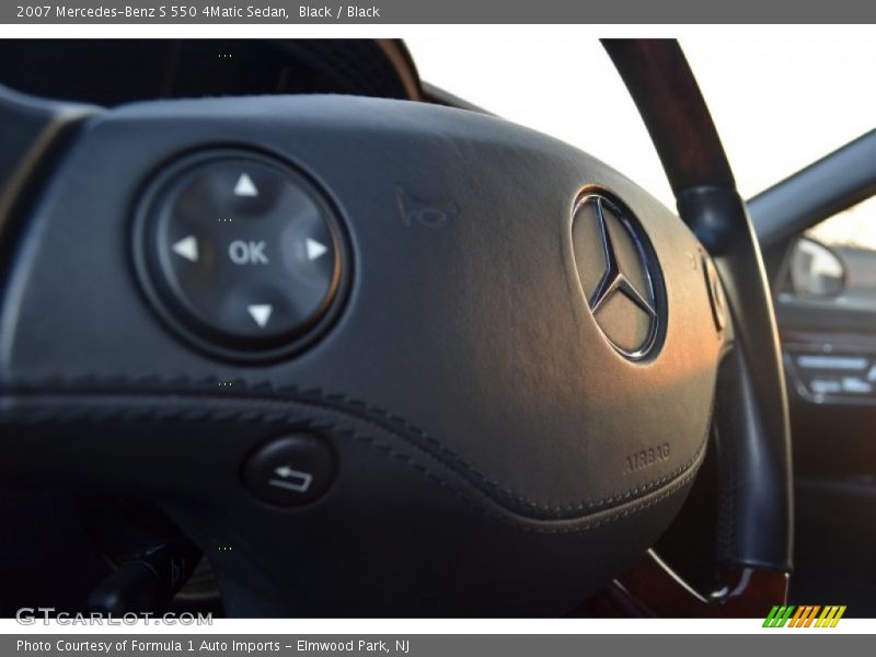 Black / Black 2007 Mercedes-Benz S 550 4Matic Sedan