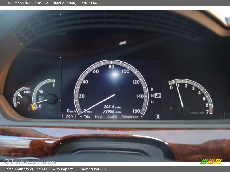 Black / Black 2007 Mercedes-Benz S 550 4Matic Sedan