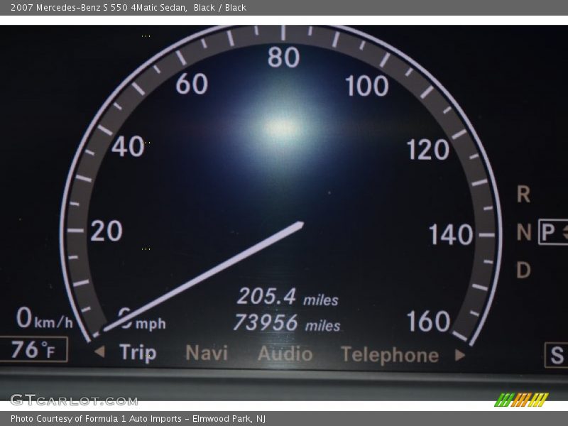 Black / Black 2007 Mercedes-Benz S 550 4Matic Sedan