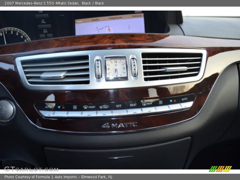 Black / Black 2007 Mercedes-Benz S 550 4Matic Sedan