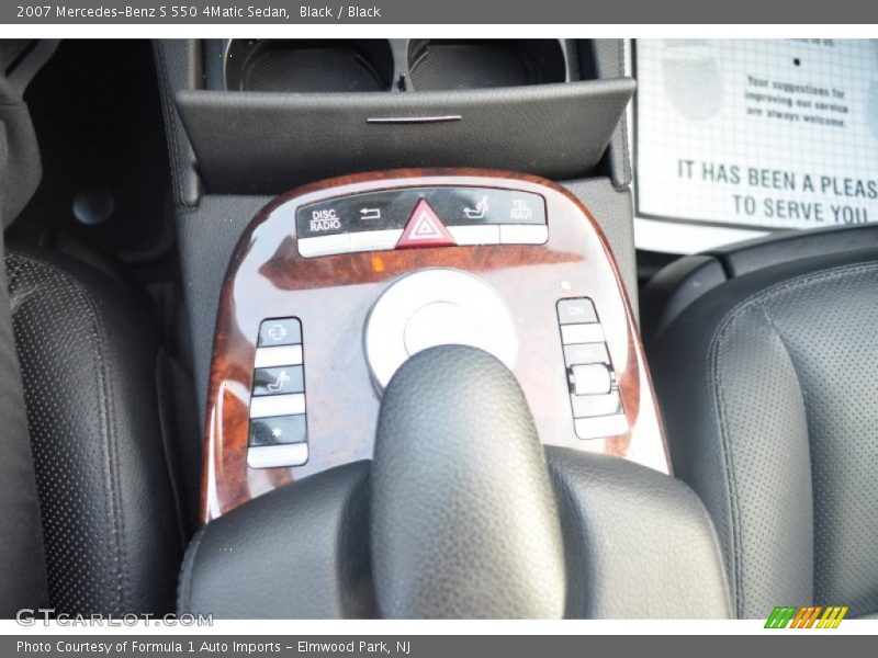 Black / Black 2007 Mercedes-Benz S 550 4Matic Sedan