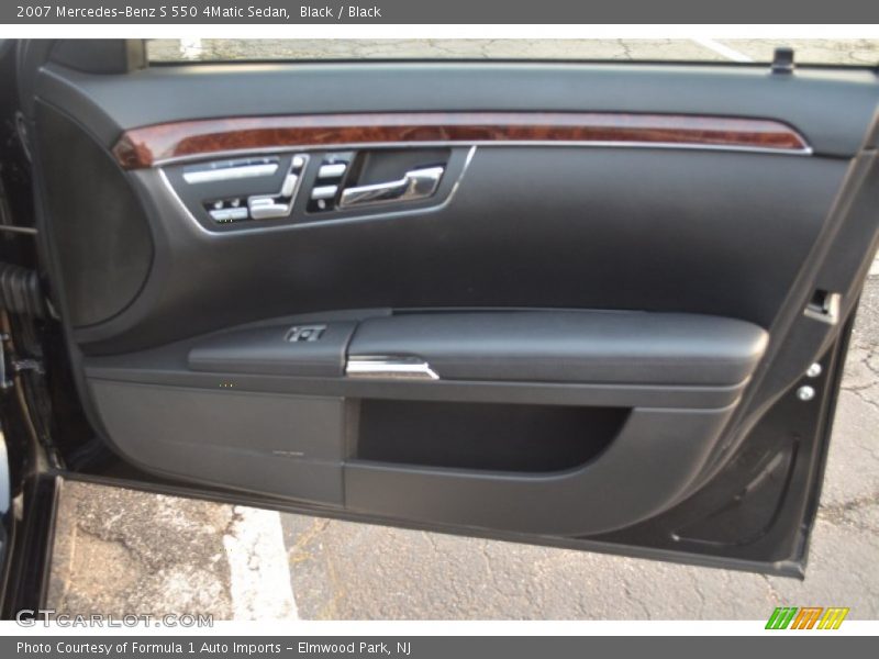 Black / Black 2007 Mercedes-Benz S 550 4Matic Sedan