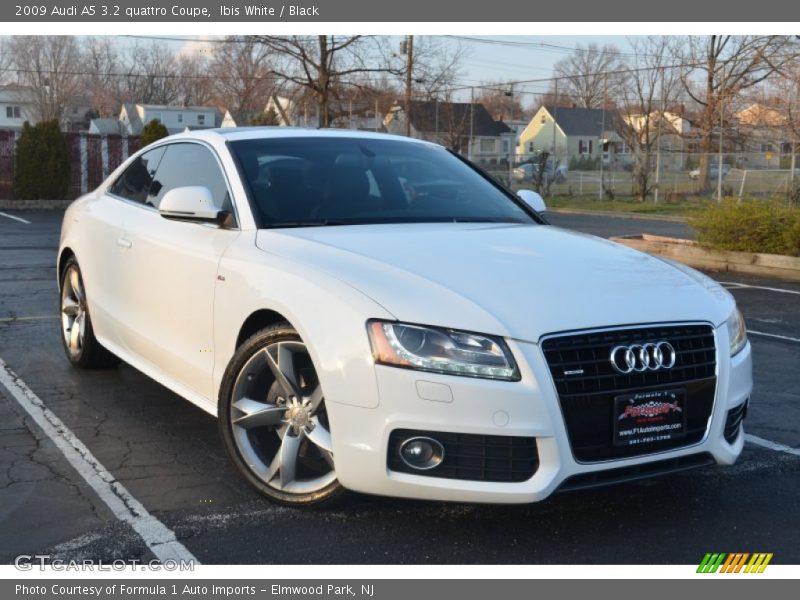 Ibis White / Black 2009 Audi A5 3.2 quattro Coupe