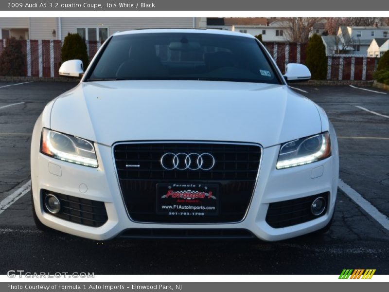 Ibis White / Black 2009 Audi A5 3.2 quattro Coupe