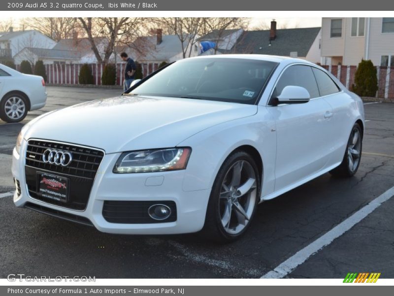 Ibis White / Black 2009 Audi A5 3.2 quattro Coupe