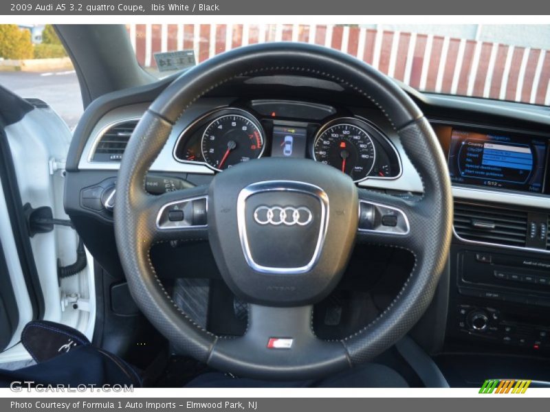 Ibis White / Black 2009 Audi A5 3.2 quattro Coupe