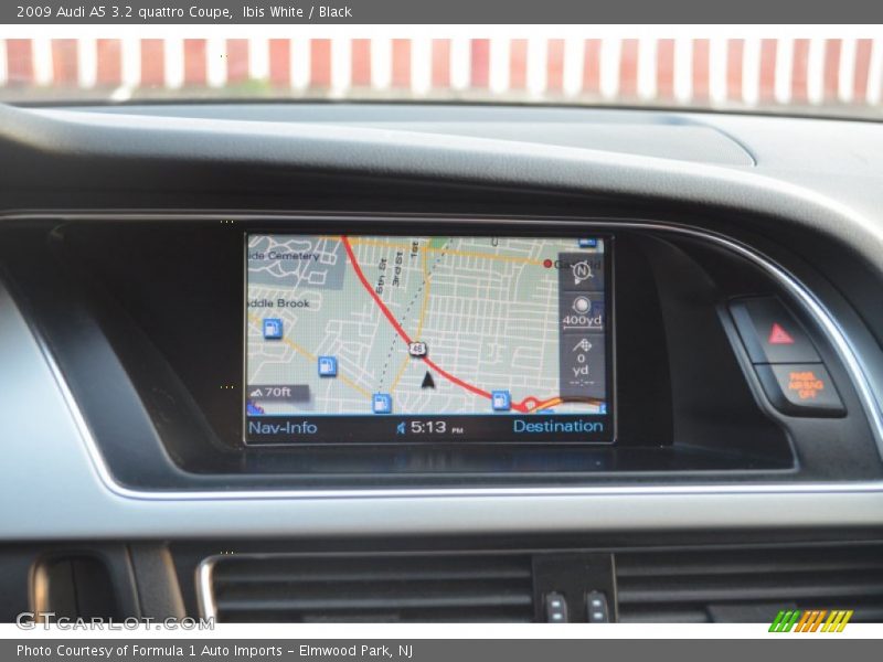 Ibis White / Black 2009 Audi A5 3.2 quattro Coupe
