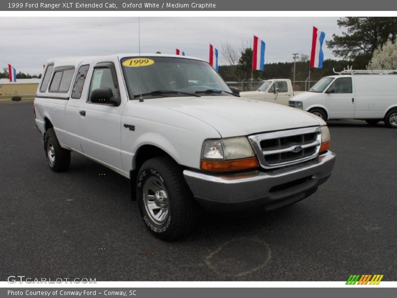 Oxford White / Medium Graphite 1999 Ford Ranger XLT Extended Cab