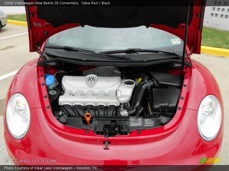 Salsa Red / Black 2008 Volkswagen New Beetle SE Convertible