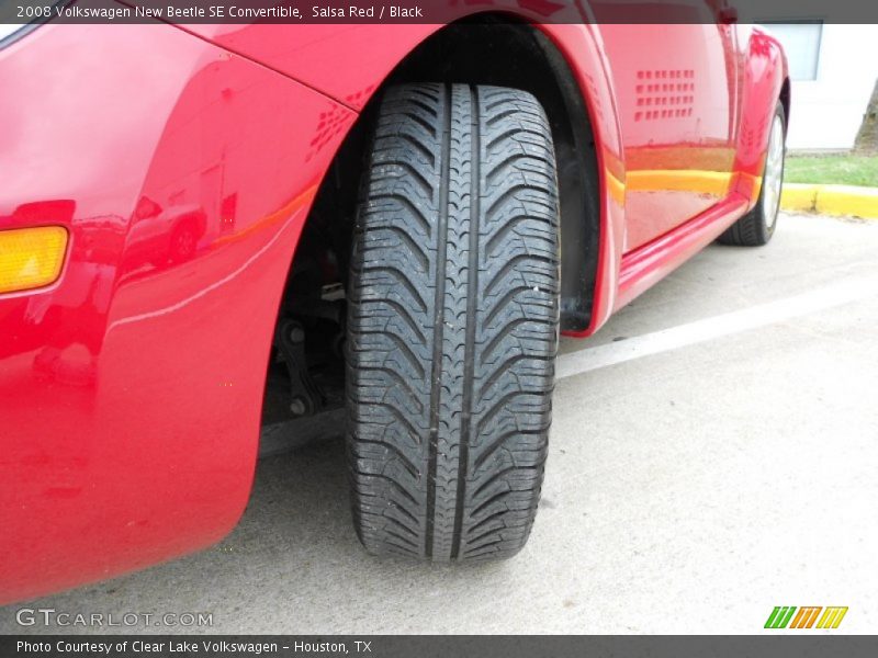 Salsa Red / Black 2008 Volkswagen New Beetle SE Convertible