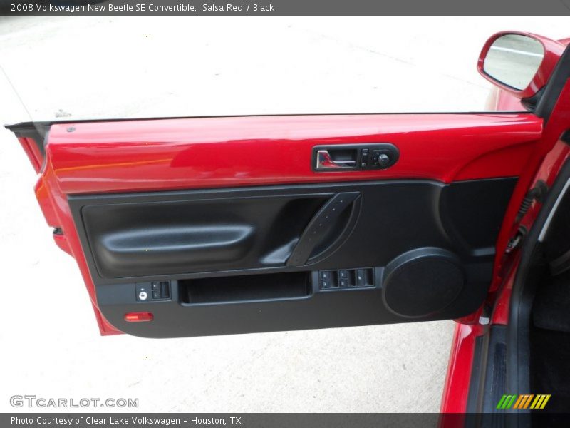 Salsa Red / Black 2008 Volkswagen New Beetle SE Convertible
