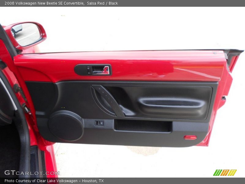Salsa Red / Black 2008 Volkswagen New Beetle SE Convertible