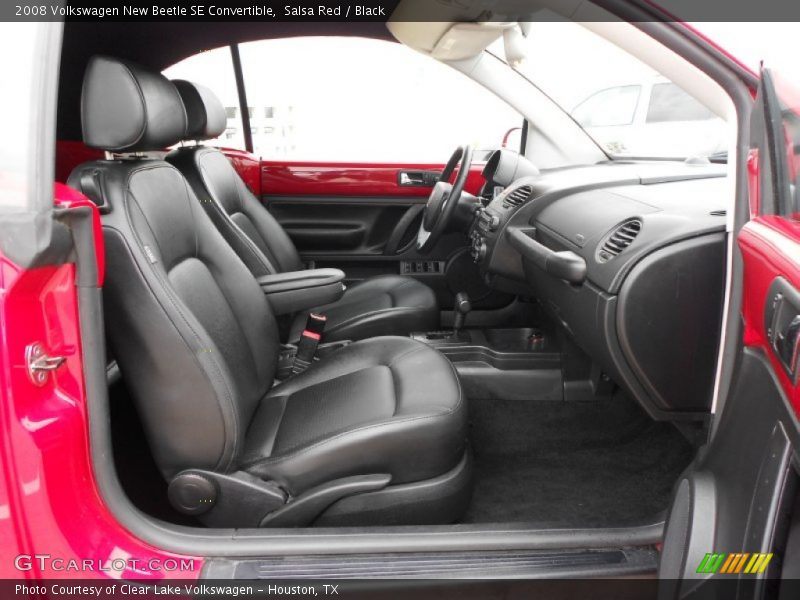 Salsa Red / Black 2008 Volkswagen New Beetle SE Convertible