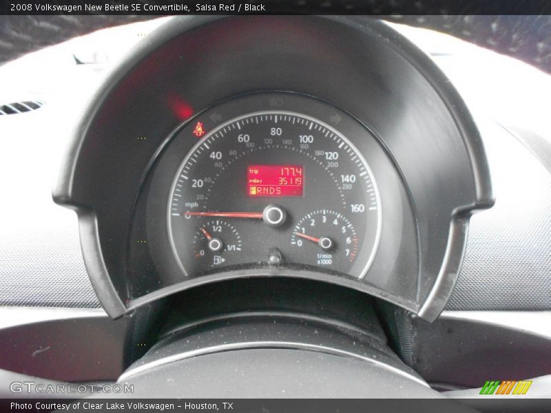 Salsa Red / Black 2008 Volkswagen New Beetle SE Convertible