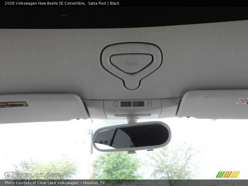 Salsa Red / Black 2008 Volkswagen New Beetle SE Convertible