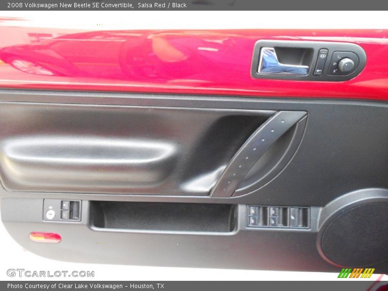 Salsa Red / Black 2008 Volkswagen New Beetle SE Convertible