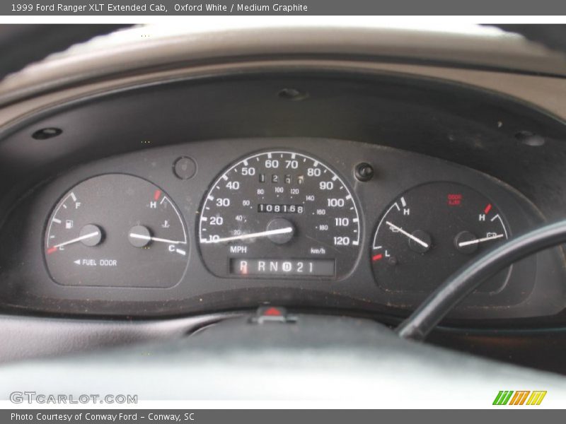 Oxford White / Medium Graphite 1999 Ford Ranger XLT Extended Cab