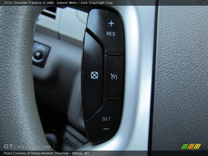 Summit White / Dark Gray/Light Gray 2010 Chevrolet Traverse LS AWD