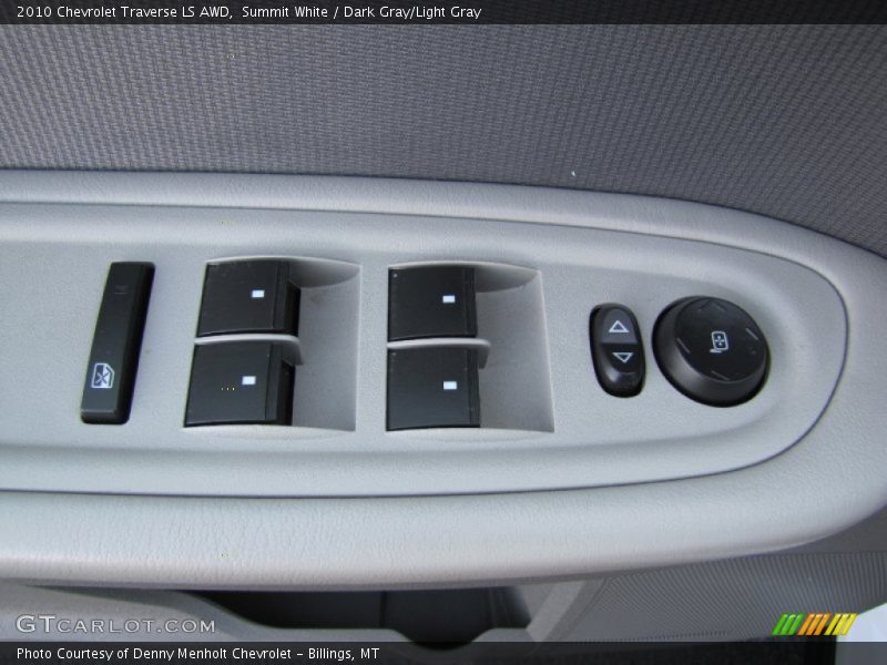 Summit White / Dark Gray/Light Gray 2010 Chevrolet Traverse LS AWD
