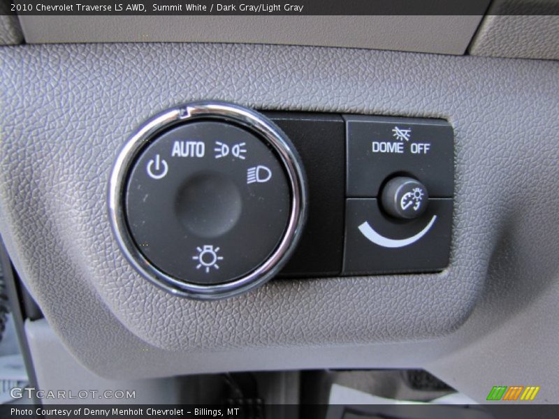Summit White / Dark Gray/Light Gray 2010 Chevrolet Traverse LS AWD
