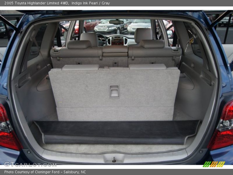 Indigo Ink Pearl / Gray 2005 Toyota Highlander Limited 4WD