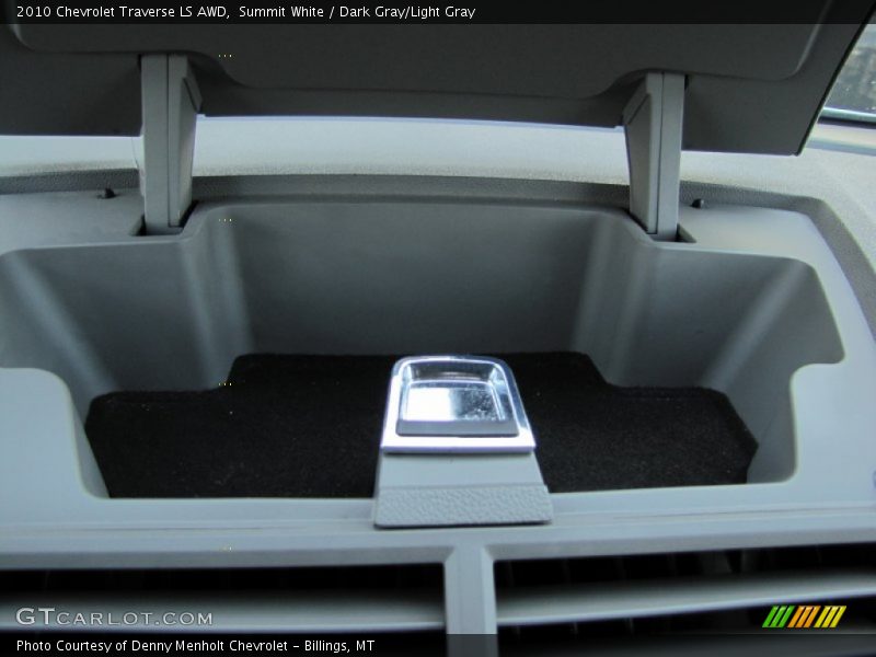 Summit White / Dark Gray/Light Gray 2010 Chevrolet Traverse LS AWD