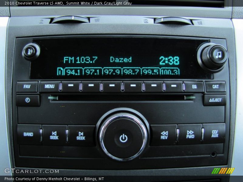 Summit White / Dark Gray/Light Gray 2010 Chevrolet Traverse LS AWD