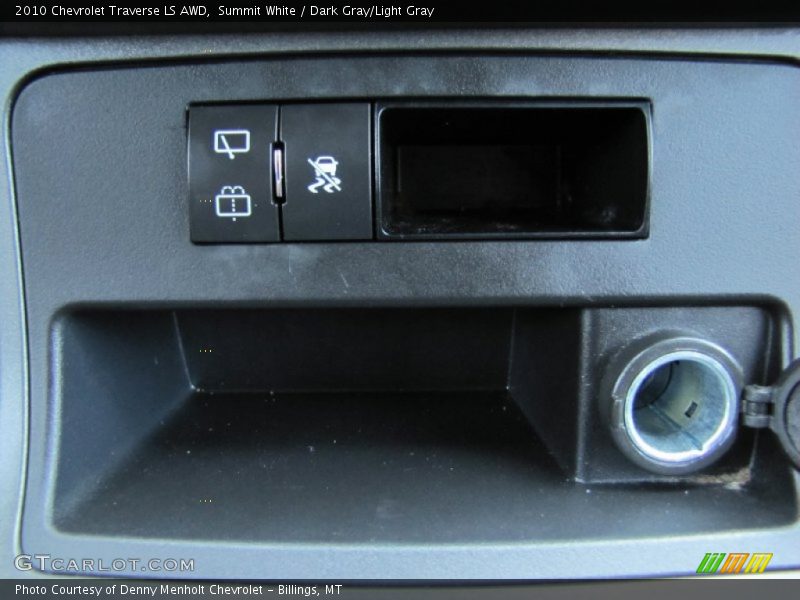 Summit White / Dark Gray/Light Gray 2010 Chevrolet Traverse LS AWD