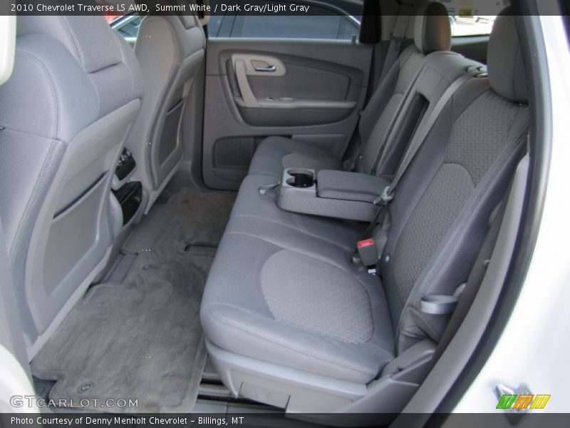 Summit White / Dark Gray/Light Gray 2010 Chevrolet Traverse LS AWD
