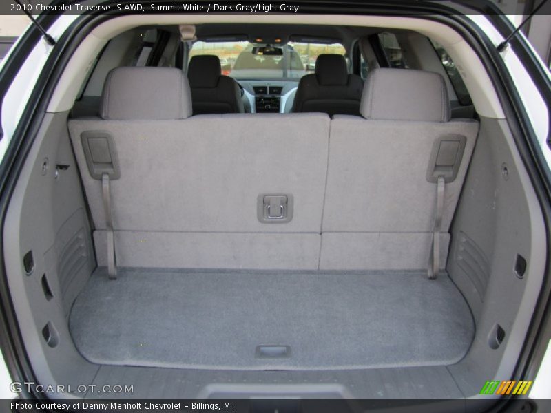 Summit White / Dark Gray/Light Gray 2010 Chevrolet Traverse LS AWD