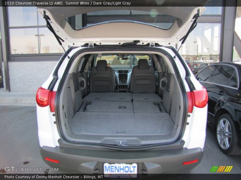 Summit White / Dark Gray/Light Gray 2010 Chevrolet Traverse LS AWD