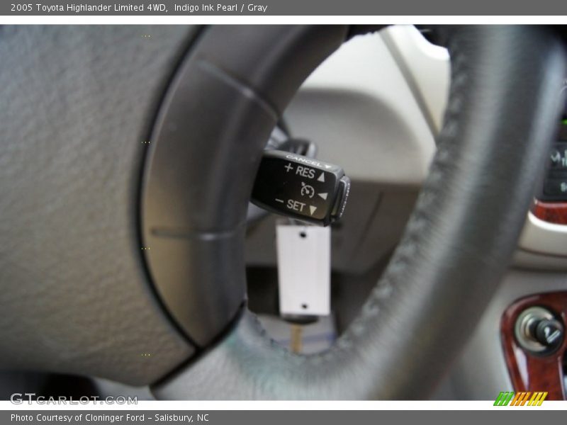 Indigo Ink Pearl / Gray 2005 Toyota Highlander Limited 4WD