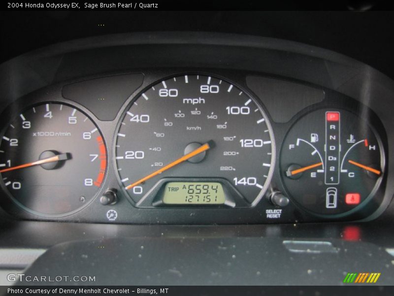  2004 Odyssey EX EX Gauges
