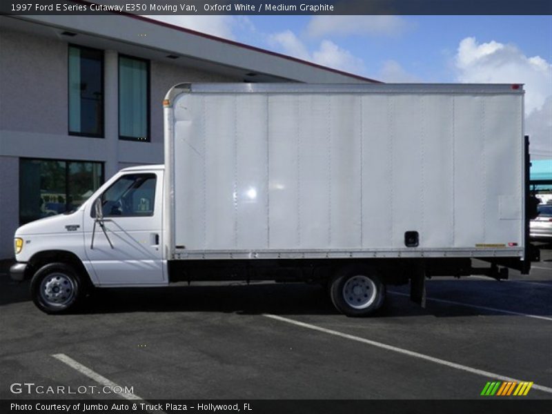  1997 E Series Cutaway E350 Moving Van Oxford White