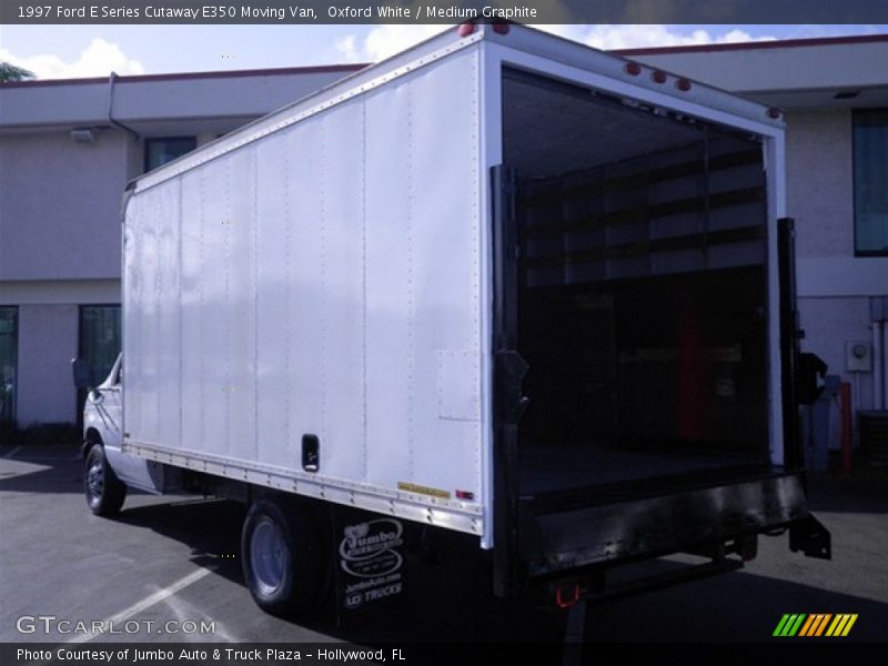 Oxford White / Medium Graphite 1997 Ford E Series Cutaway E350 Moving Van
