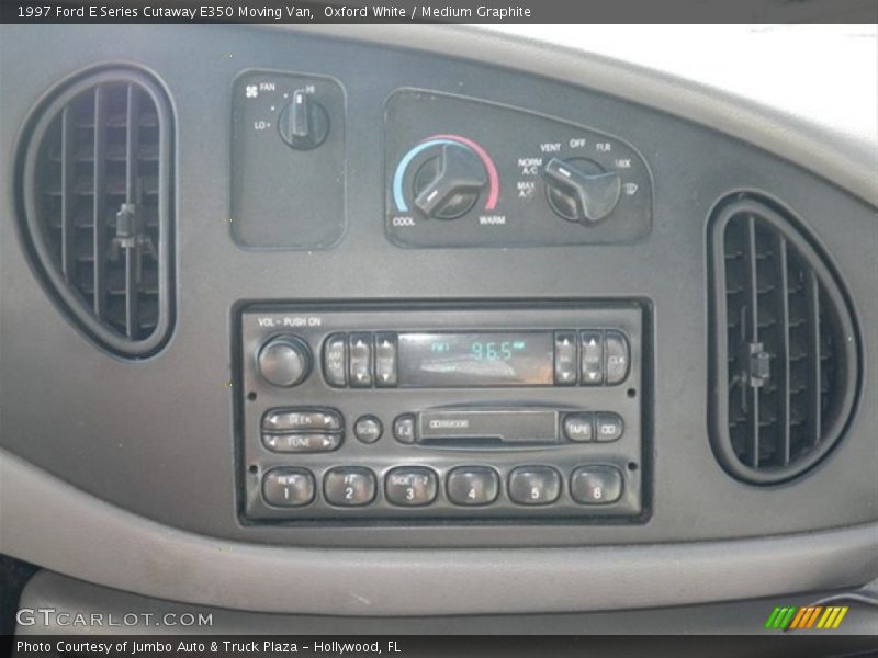 Oxford White / Medium Graphite 1997 Ford E Series Cutaway E350 Moving Van