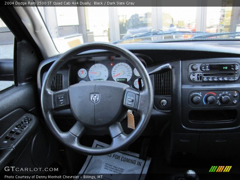 Black / Dark Slate Gray 2004 Dodge Ram 3500 ST Quad Cab 4x4 Dually