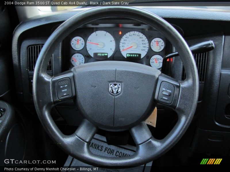 Black / Dark Slate Gray 2004 Dodge Ram 3500 ST Quad Cab 4x4 Dually
