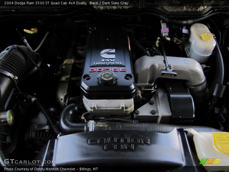 Black / Dark Slate Gray 2004 Dodge Ram 3500 ST Quad Cab 4x4 Dually