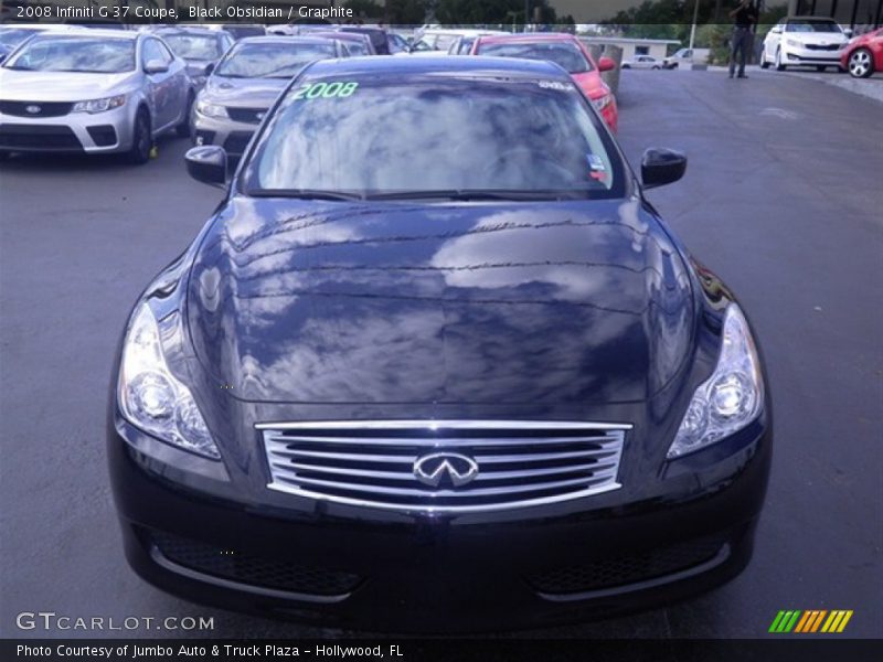 Black Obsidian / Graphite 2008 Infiniti G 37 Coupe