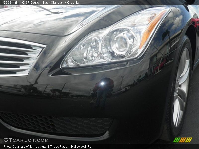 Black Obsidian / Graphite 2008 Infiniti G 37 Coupe