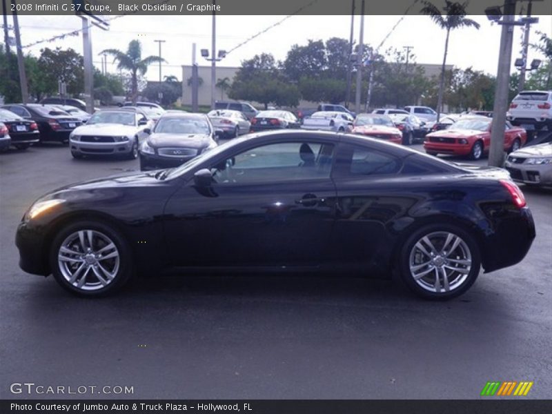 Black Obsidian / Graphite 2008 Infiniti G 37 Coupe